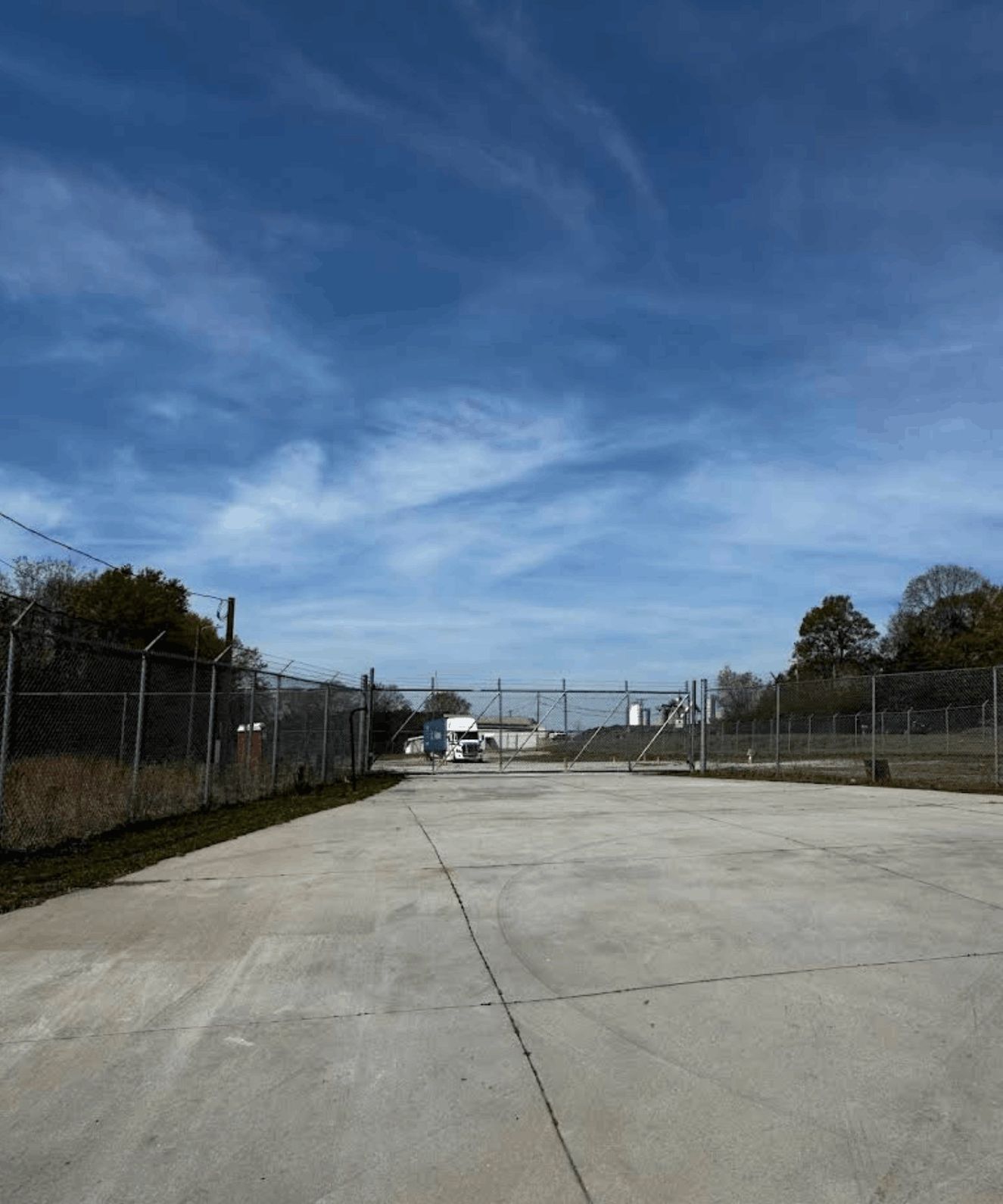 CDL training yard in Spartanburg