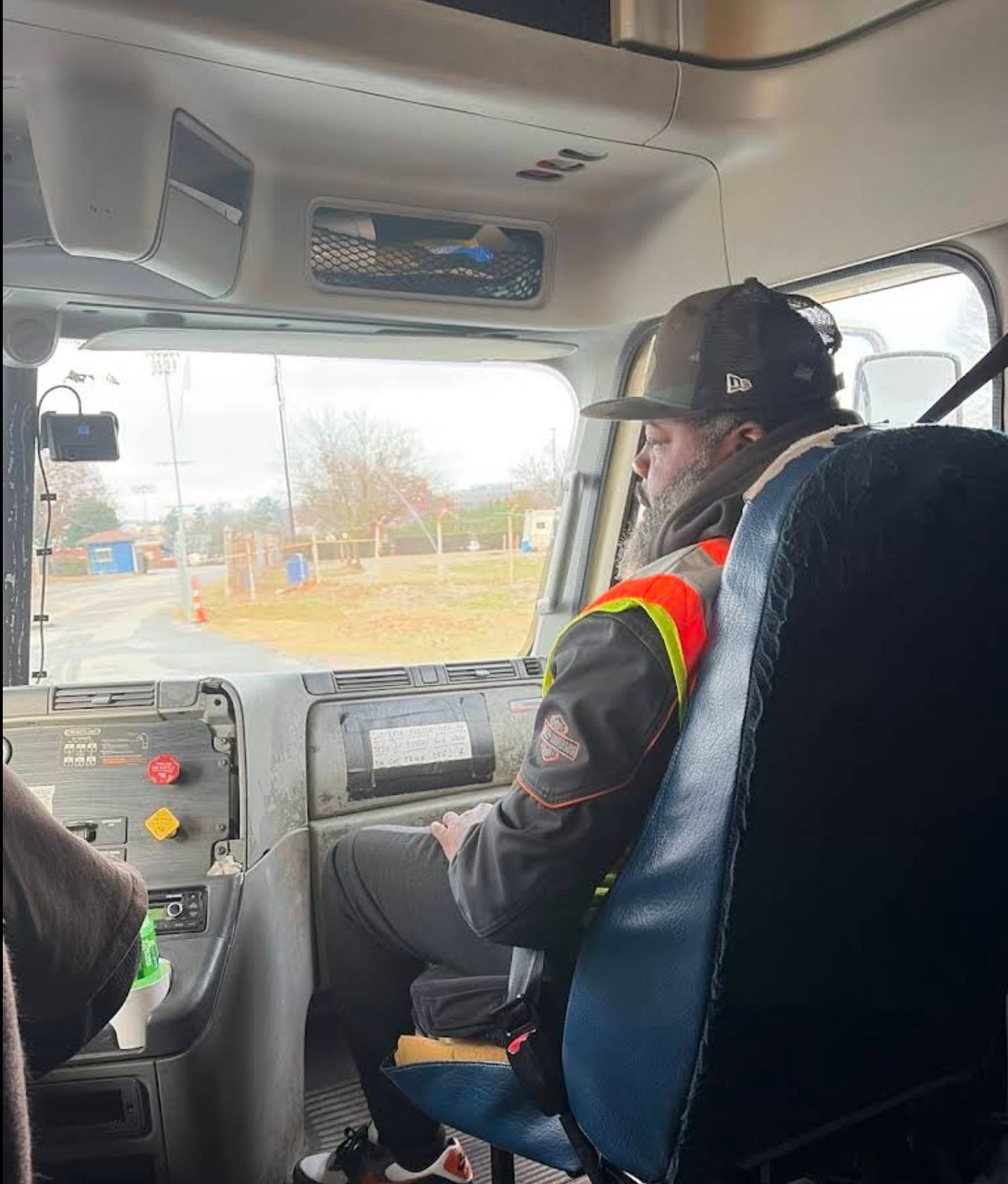 Inside truck cab training Winston-Salem